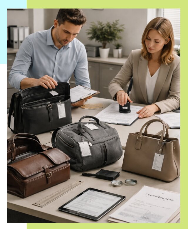 Сертификация сумок в Рыбинске от 7806 руб. | Алешин-Рбн