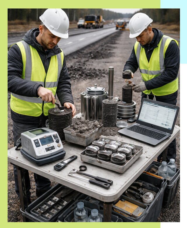 Сертификация асфальта: испытания и подтверждение в Рыбинске