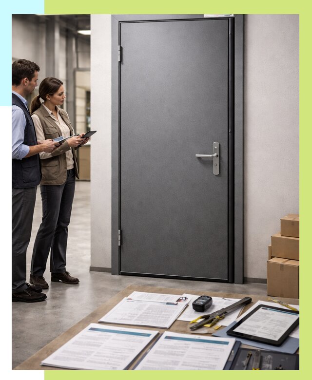 Сертификация противопожарных дверей в Рыбинске от 9367 р. | Алешин-Рбн