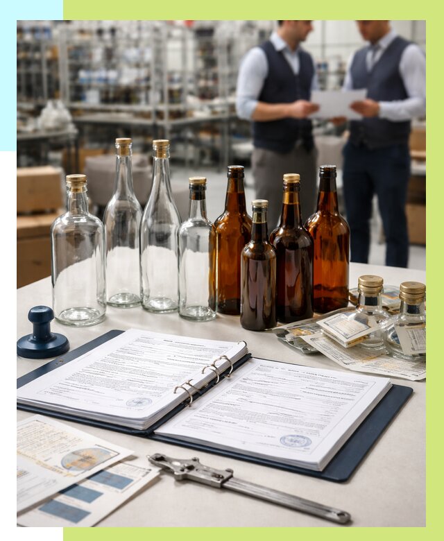 Сертификация стеклянных бутылок в Рыбинске от 26020 р. | Алешин-Рбн
