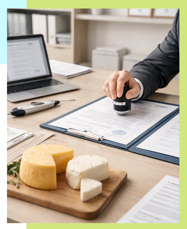 Сертификация сыров в Рыбинске от 15612 р | Сертификат на сыр Алешин-Рбн