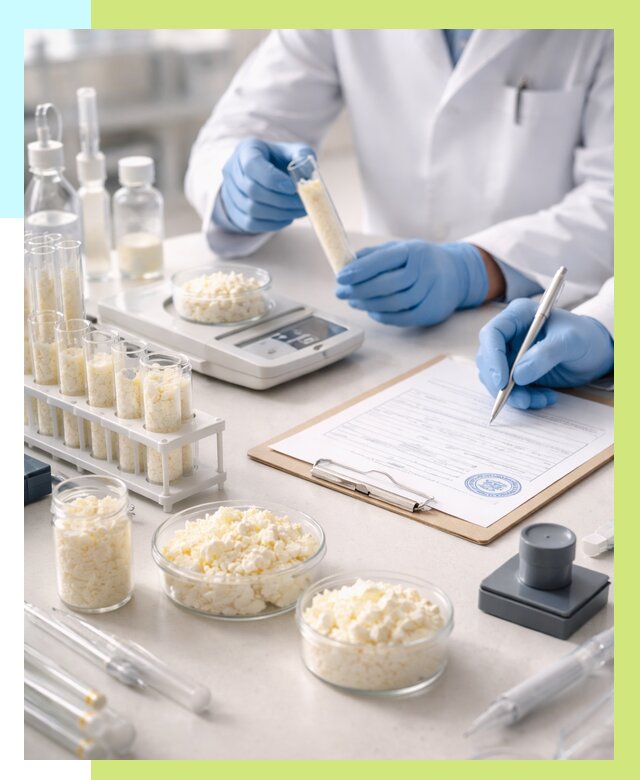 Сертификация творога в Рыбинске от 12490 р. под ключ | Алешин-Рбн