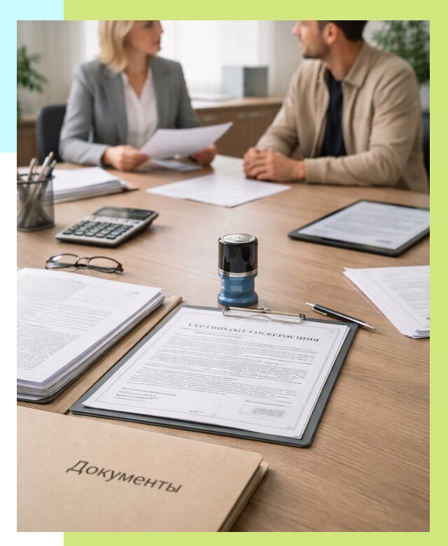 Сертификат соответствия на продукцию в Рыбинске от 15612 р.|Алешин-Рбн