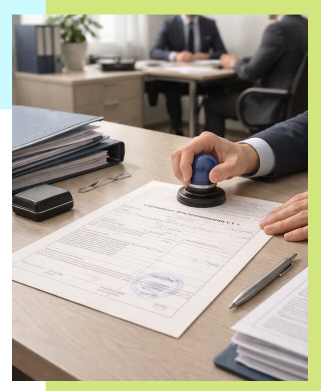 Сертификат происхождения СТ 1 в Рыбинске от 4684 р. | Алешин-Рбн