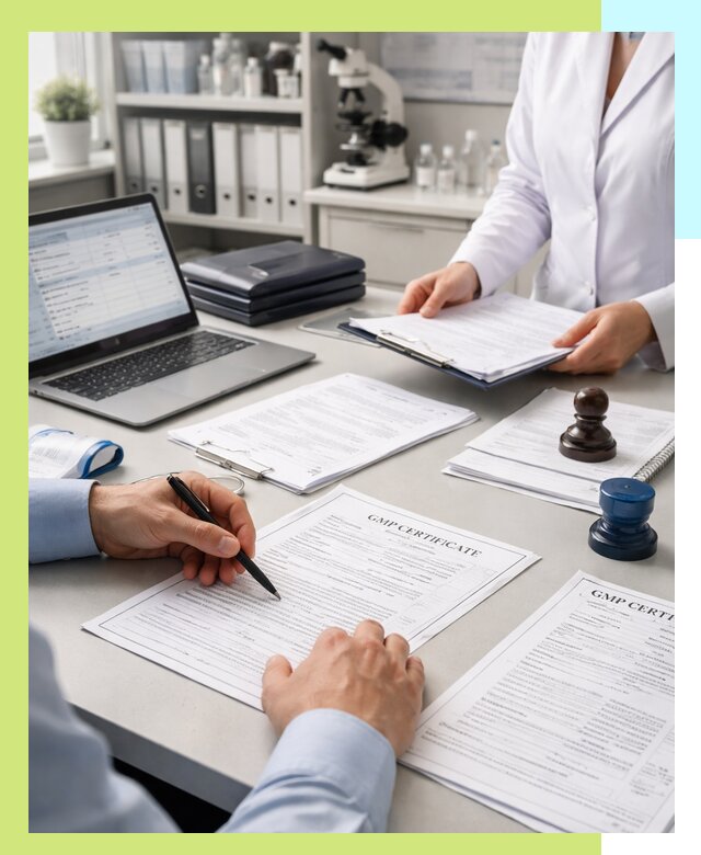 Оформление сертификата GMP в Рыбинске для фармпроизводства